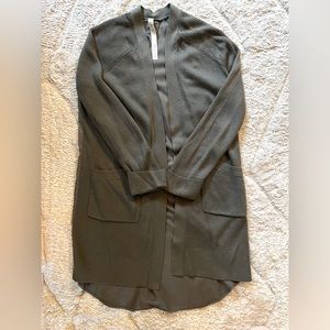 Lululemon green cardigan sweater